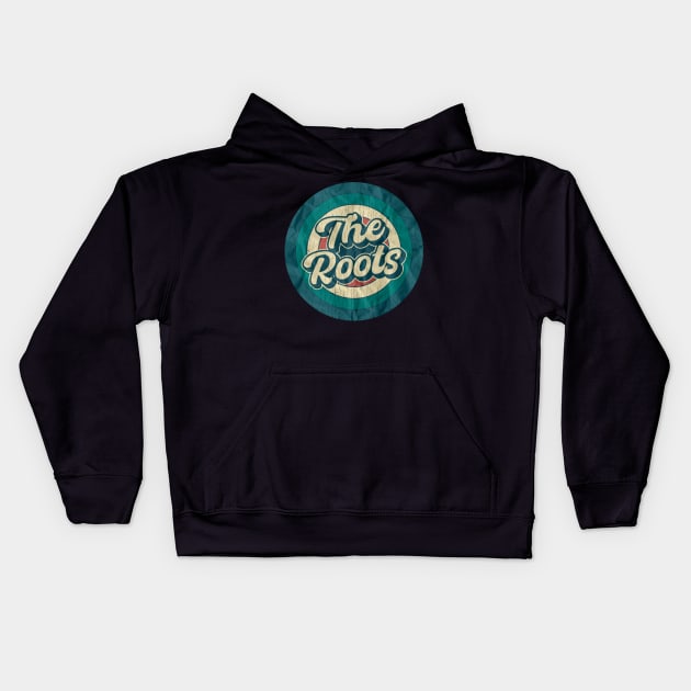 The Roots - Retro Circle Kids Hoodie by Jurou